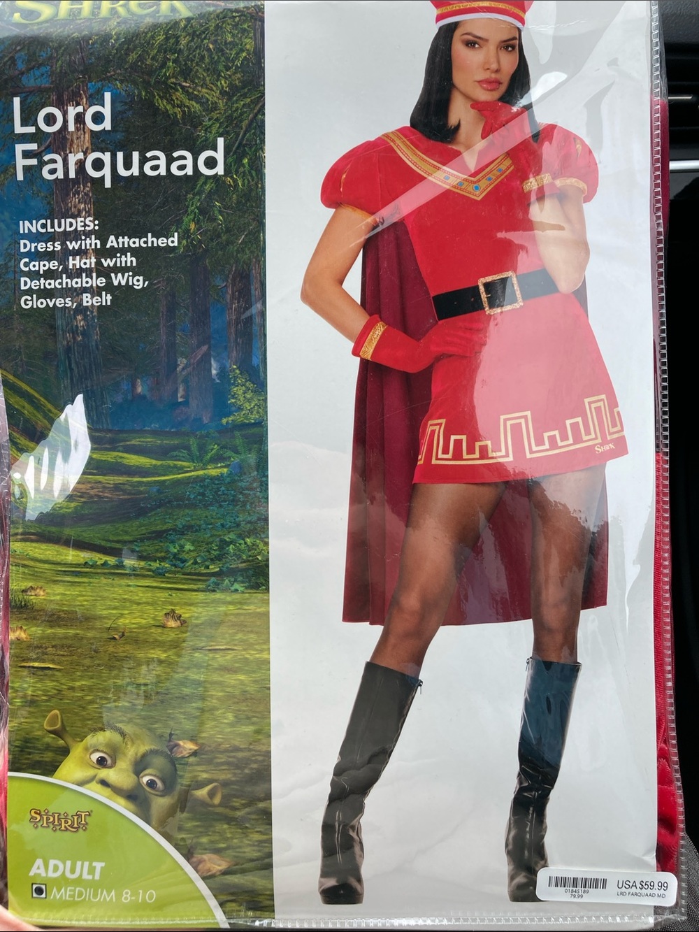 Shrek lord farquaad costume medium